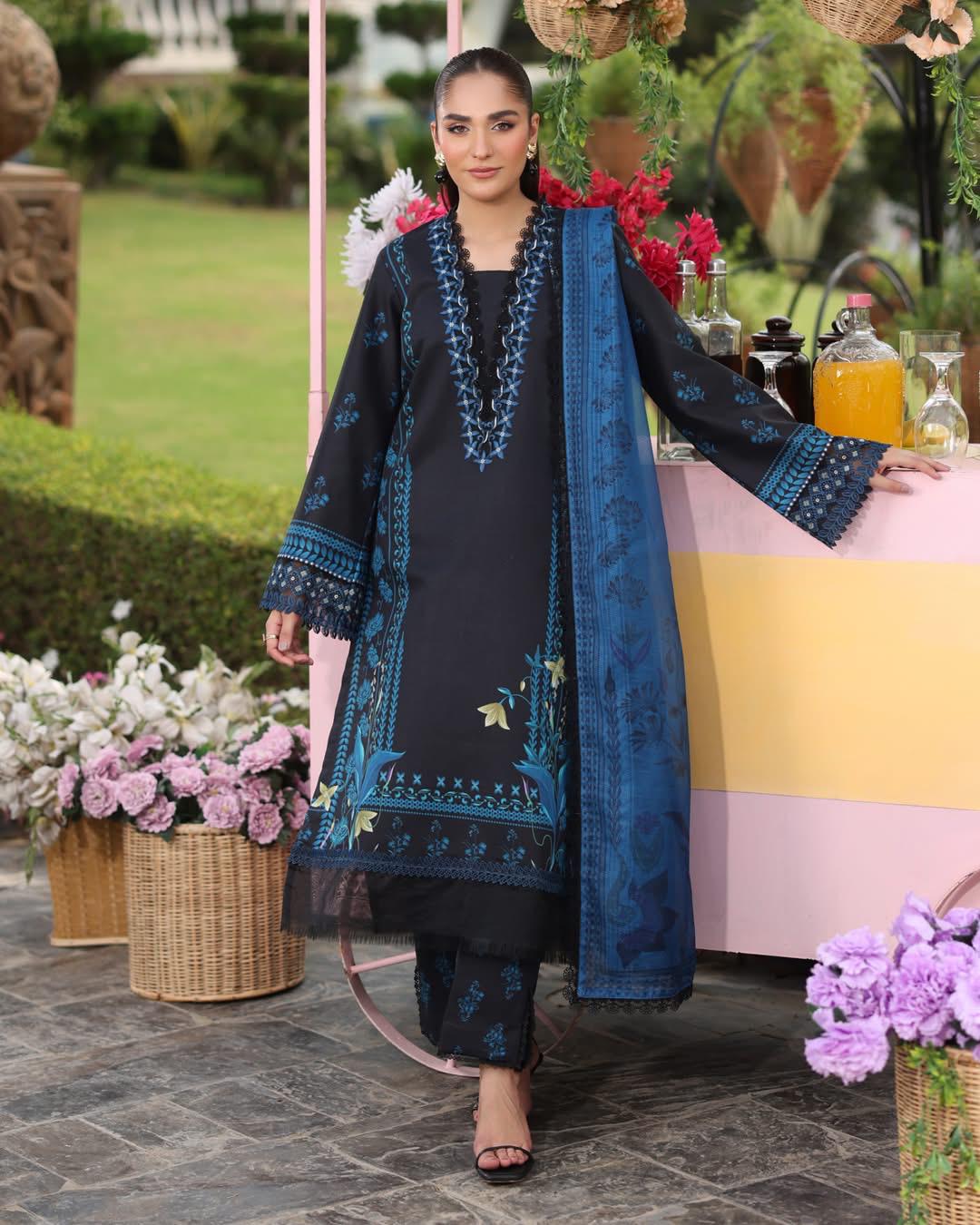 USHNA 10 - Black Organza | RANG RASIYA LIFESTYLE SUMMER EDIT 2025