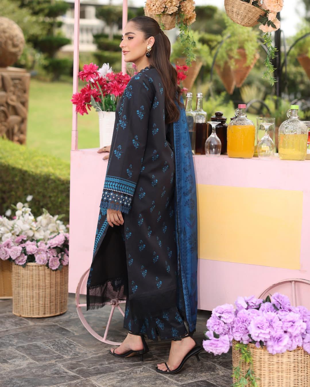 USHNA 10 - Black Organza | RANG RASIYA LIFESTYLE SUMMER EDIT 2025