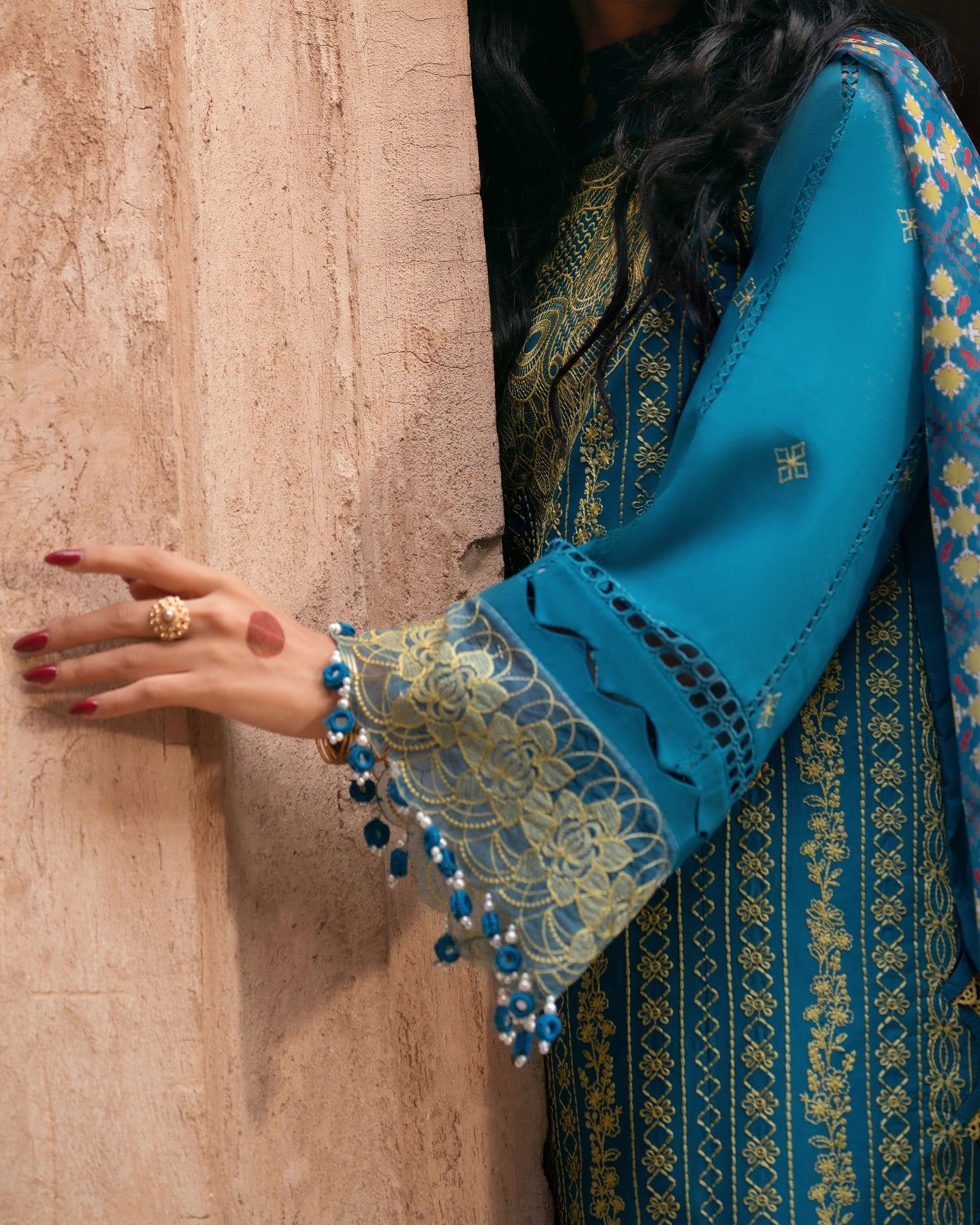 Sea Green MI - 07 | 3 PC LAWN | Mastani Vol 2 Luxury Lawn 25