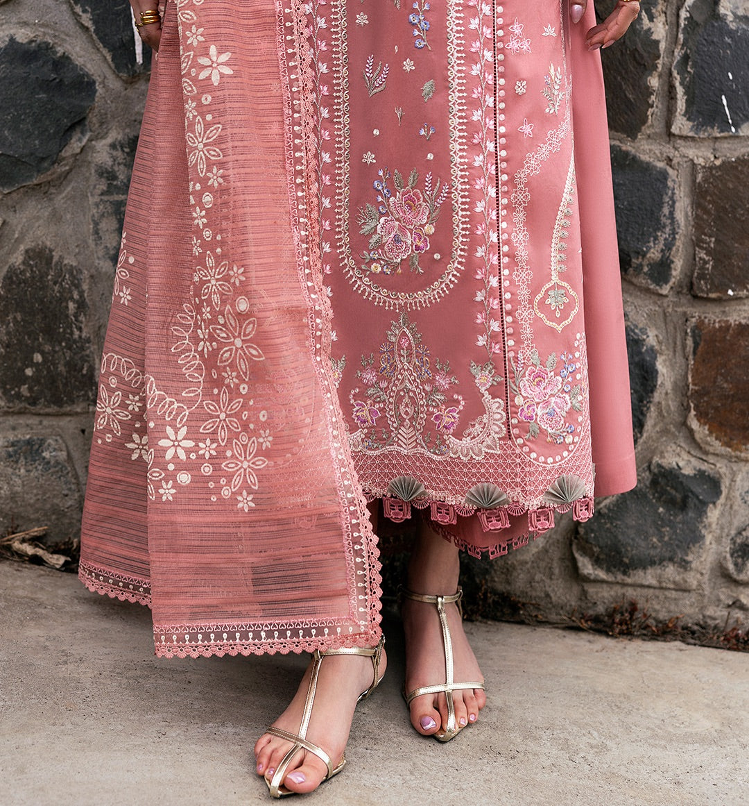 Moya Embroidered Lawn | Qlinekari 2025