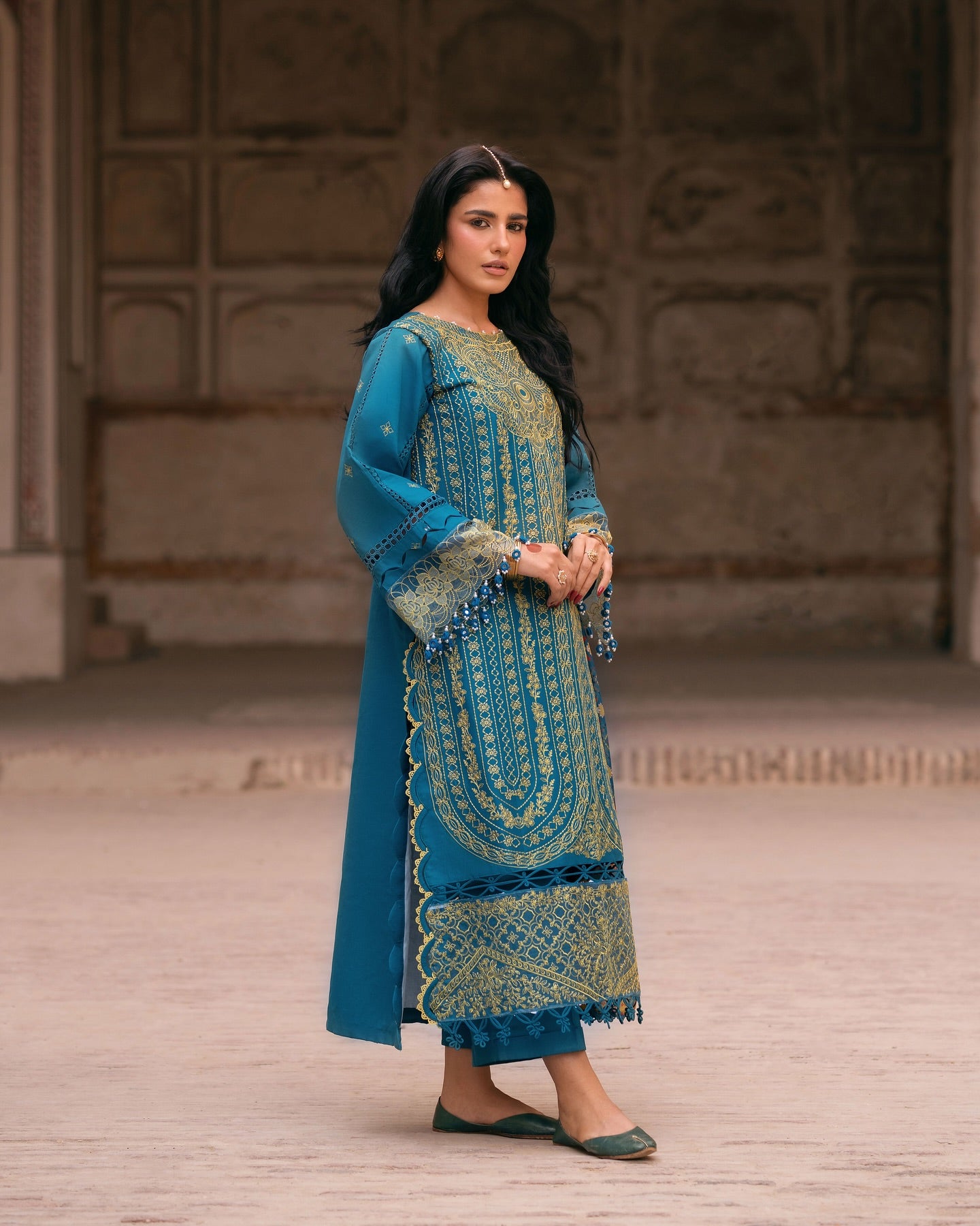 Sea Green MI - 07 | 3 PC LAWN | Mastani Vol 2 Luxury Lawn 25