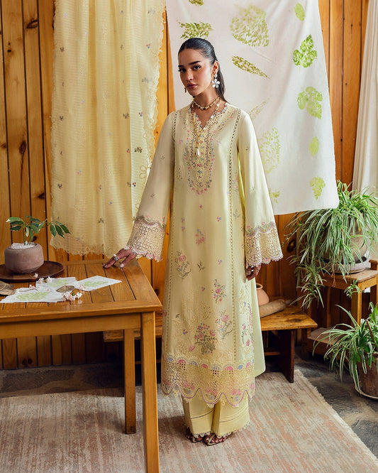 Keva Embroidered Lawn | Qlinekari 2025