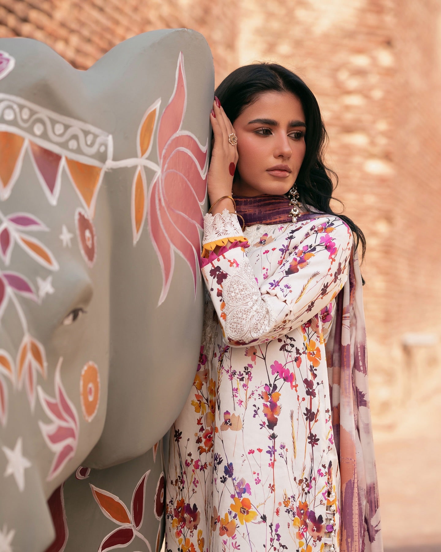 White MI - 10 | 3 PC LAWN | Mastani Vol 2 Luxury Lawn