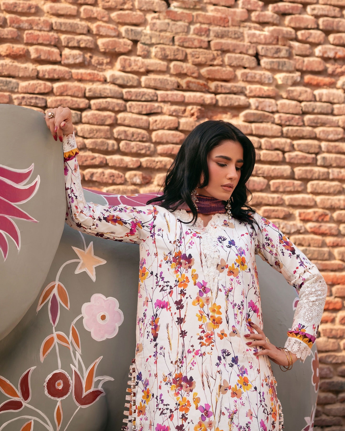White MI - 10 | 3 PC LAWN | Mastani Vol 2 Luxury Lawn