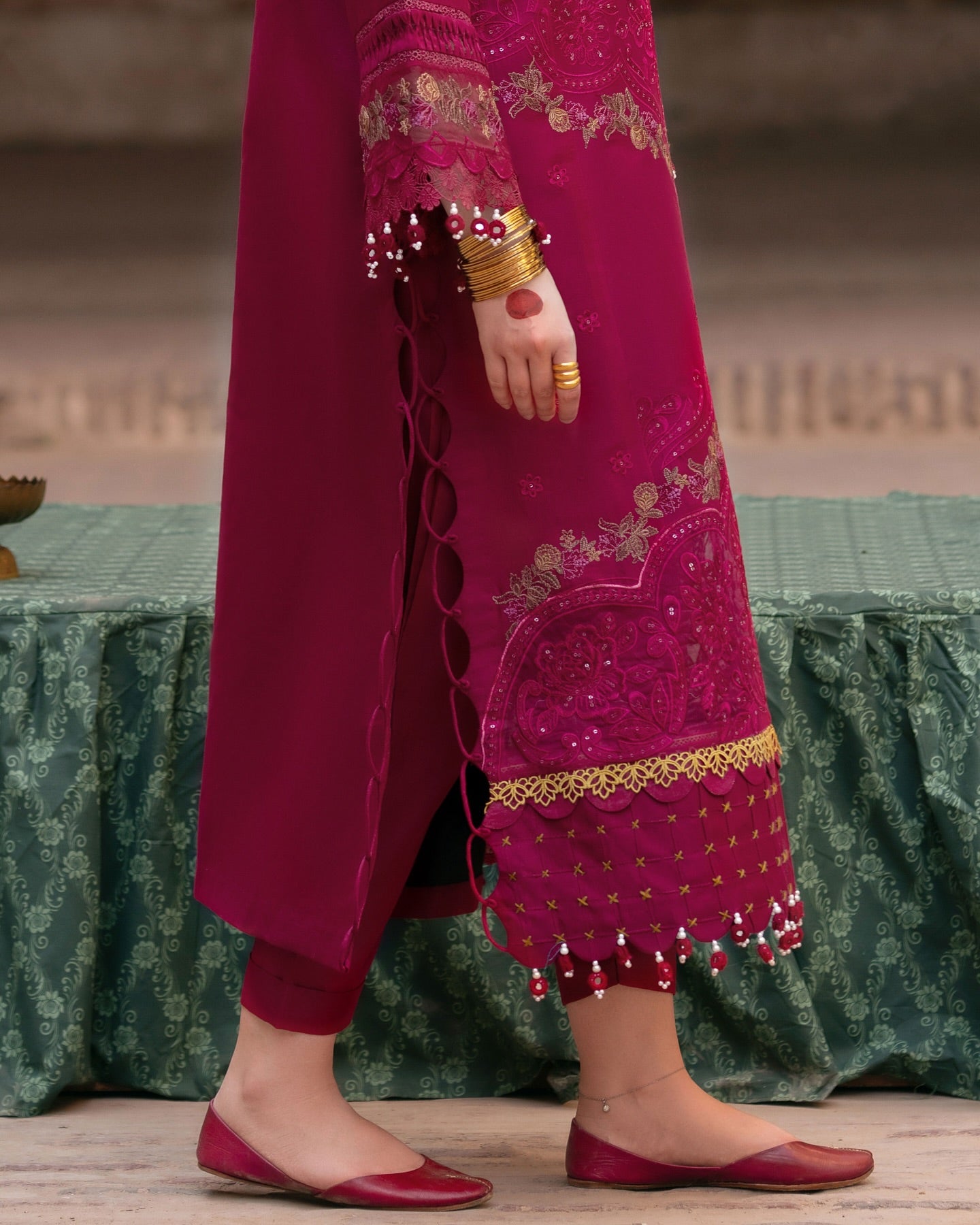 Magenta MI - 01 | 3 PC LAWN | Mastani Vol 2 Luxury Lawn