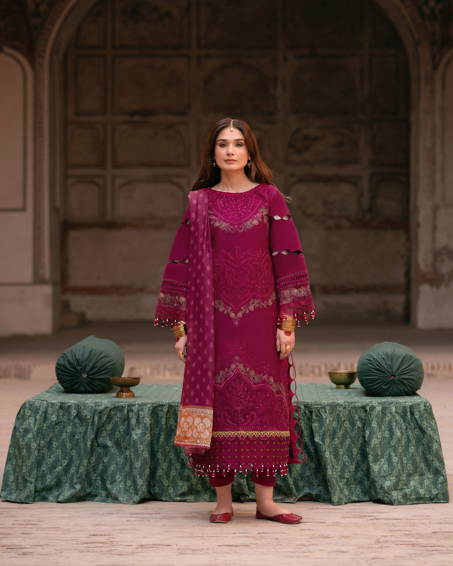 Magenta MI - 01 | 3 PC LAWN | Mastani Vol 2 Luxury Lawn