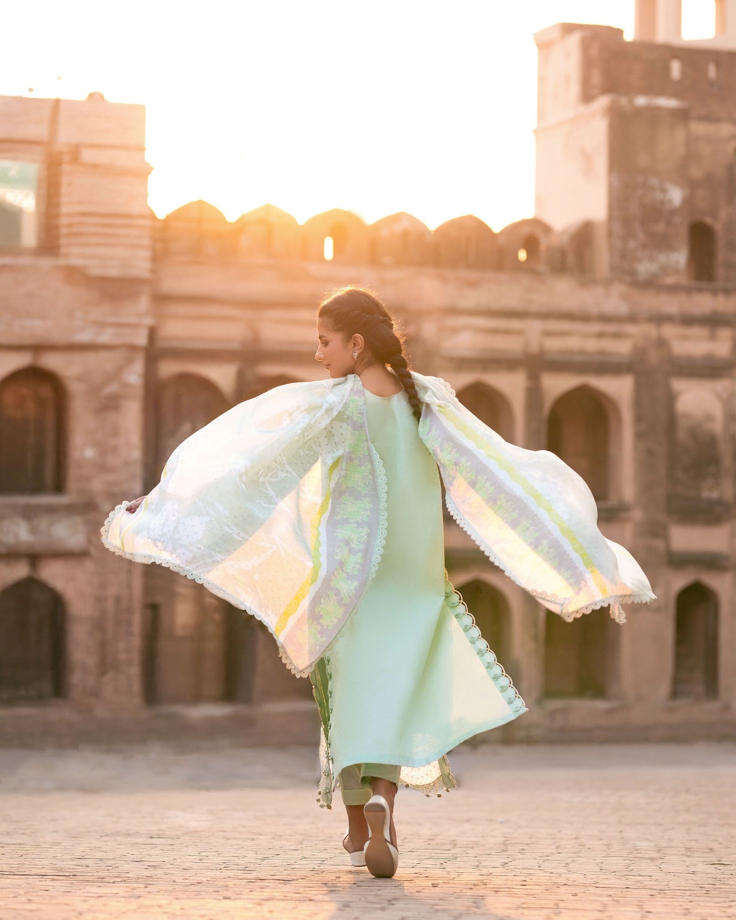 Pistachio Green MI - 04 | 3 PC LAWN PARISHAY | Mastani Vol 2 Luxury Lawn 25