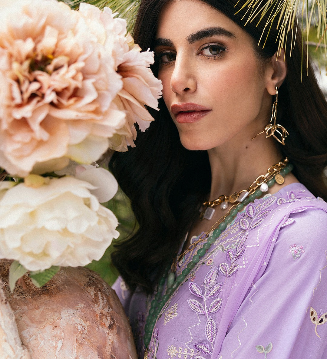 Clio Embroidered Lawn | Qlinekari 2025