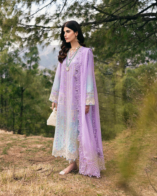 Clio Embroidered Lawn | Qlinekari 2025