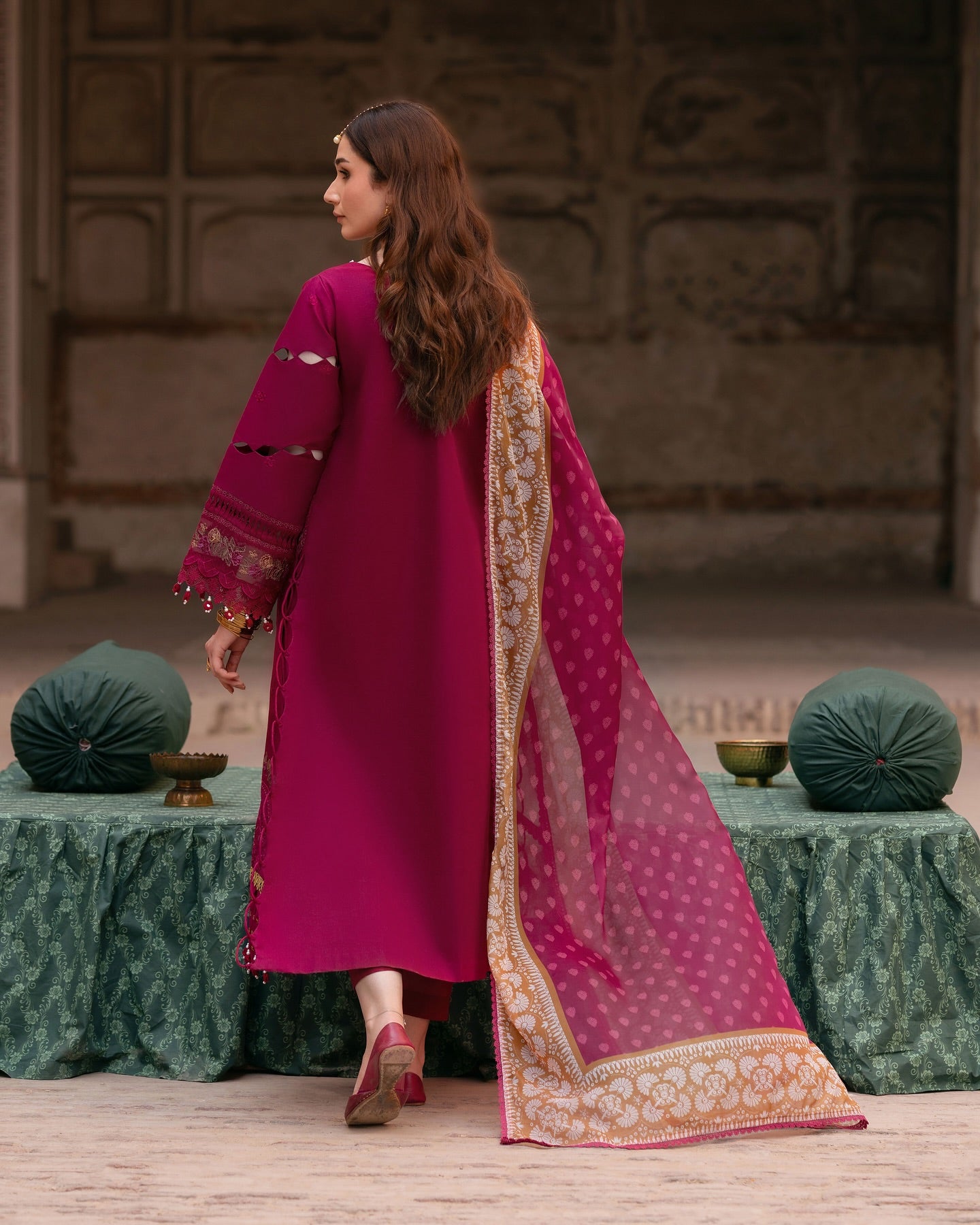 Magenta MI - 01 | 3 PC LAWN | Mastani Vol 2 Luxury Lawn