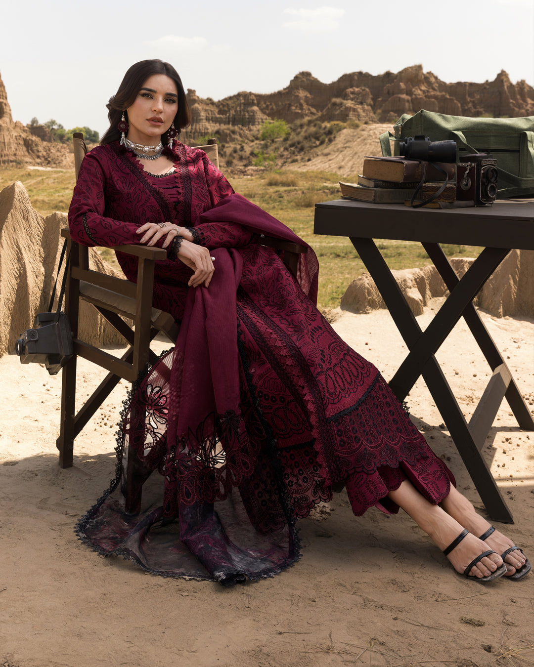 MAYA 07 - Brown ORGANZA | RANG RASIYA 2025 COLLECTION