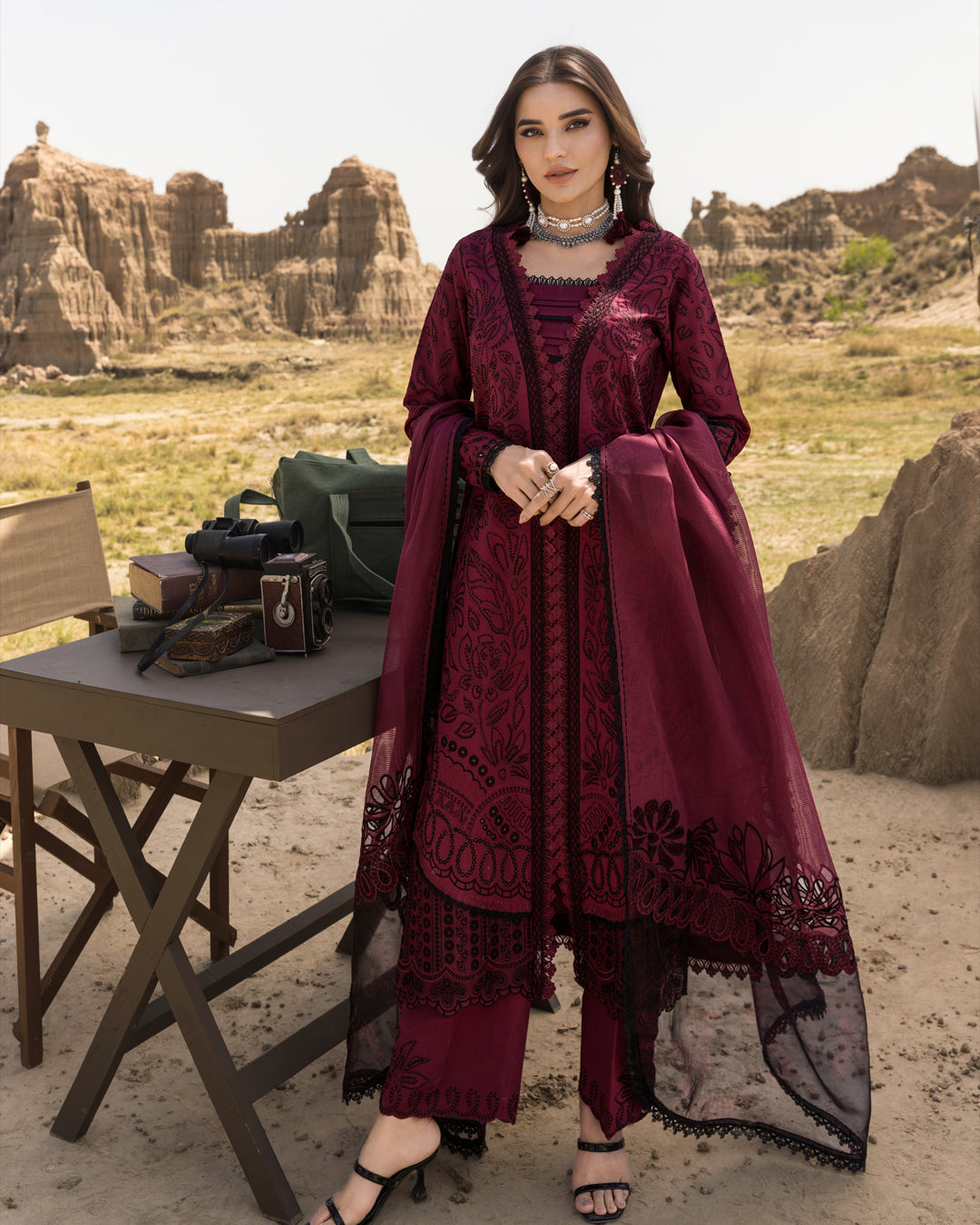 MAYA 07 - Brown ORGANZA | RANG RASIYA 2025 COLLECTION