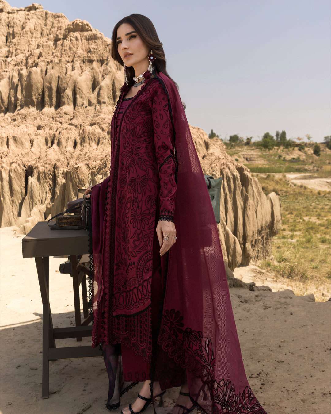 MAYA 07 - Brown ORGANZA | RANG RASIYA 2025 COLLECTION