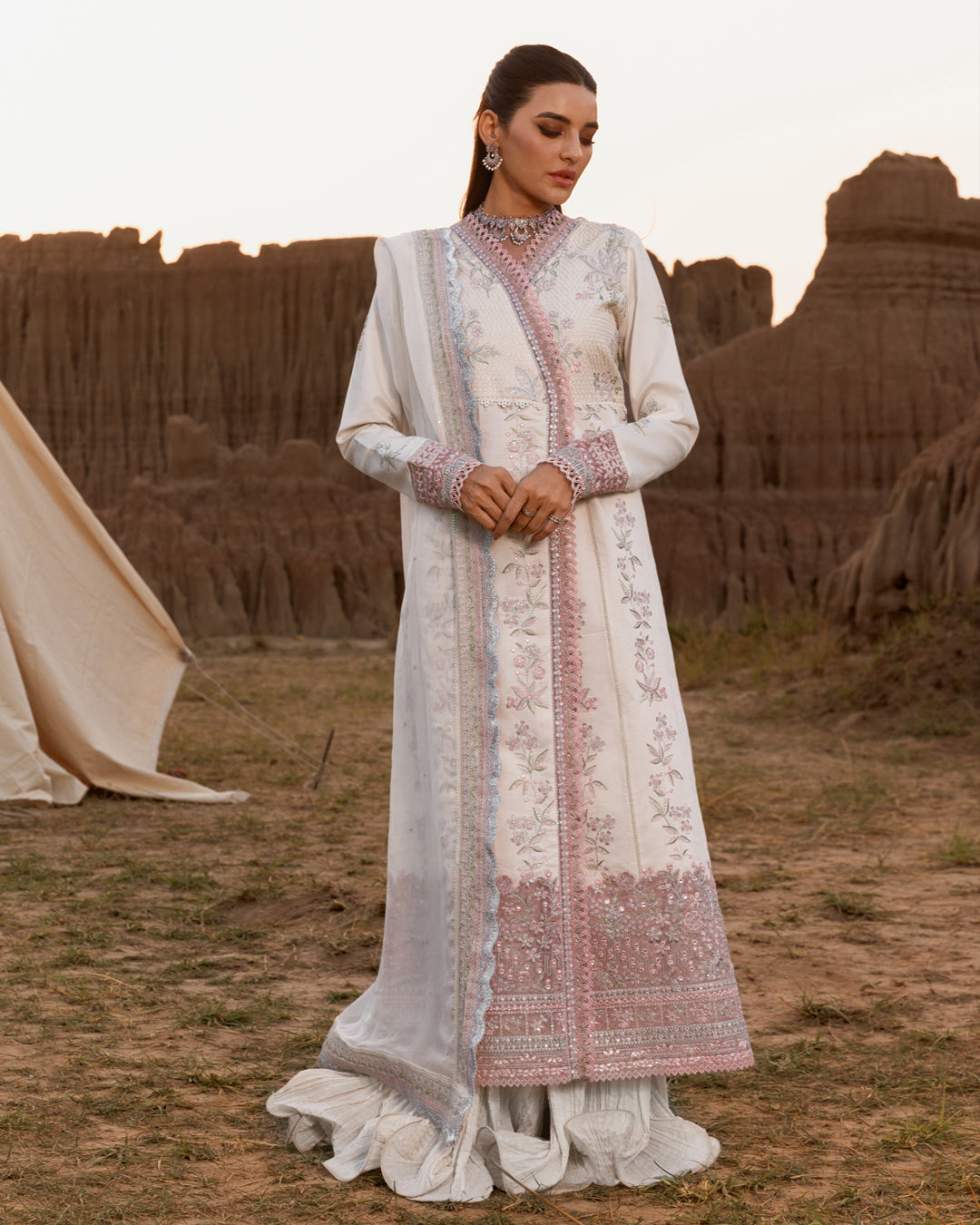 HAYA 04 - White ORGANZA | RANG RASIYA 2025 COLLECTION
