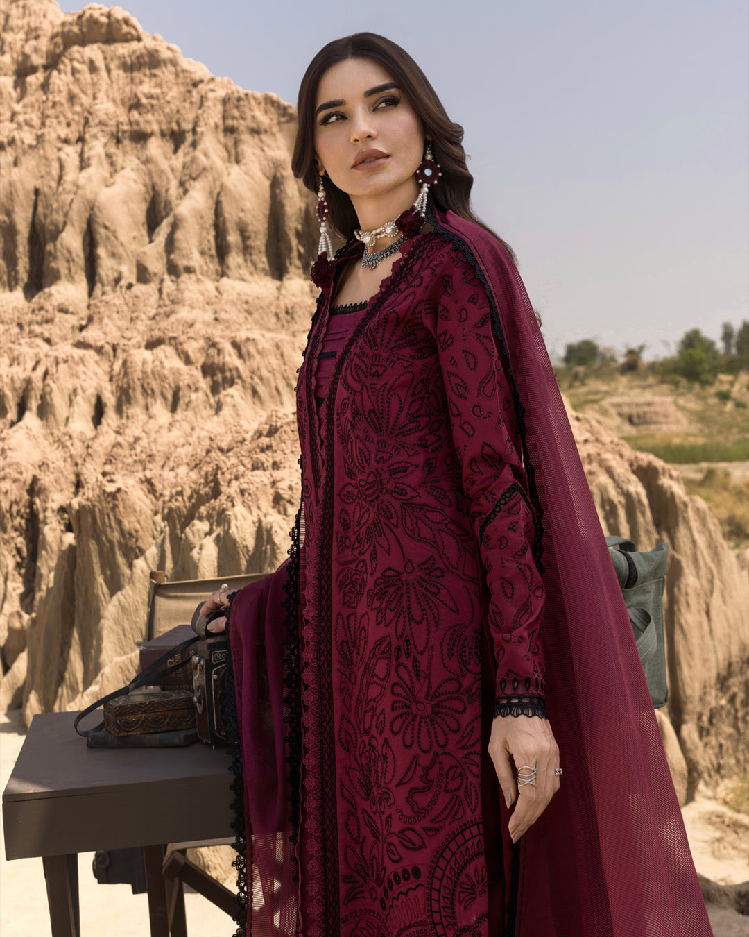MAYA 07 - Brown ORGANZA | RANG RASIYA 2025 COLLECTION