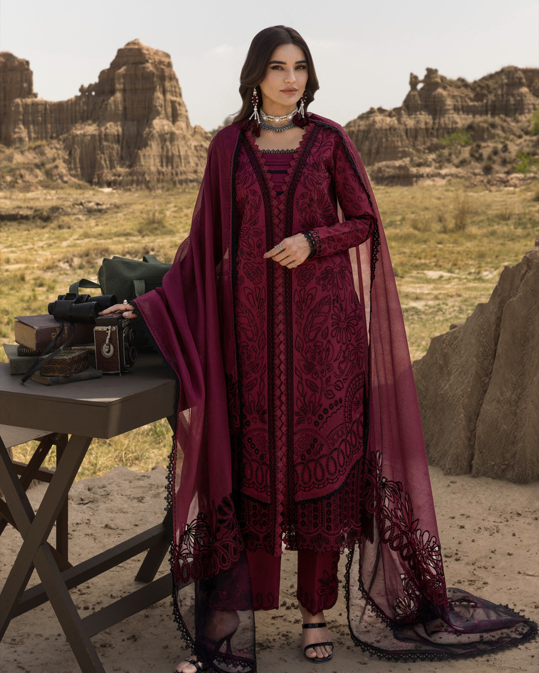 MAYA 07 - Brown ORGANZA | RANG RASIYA 2025 COLLECTION