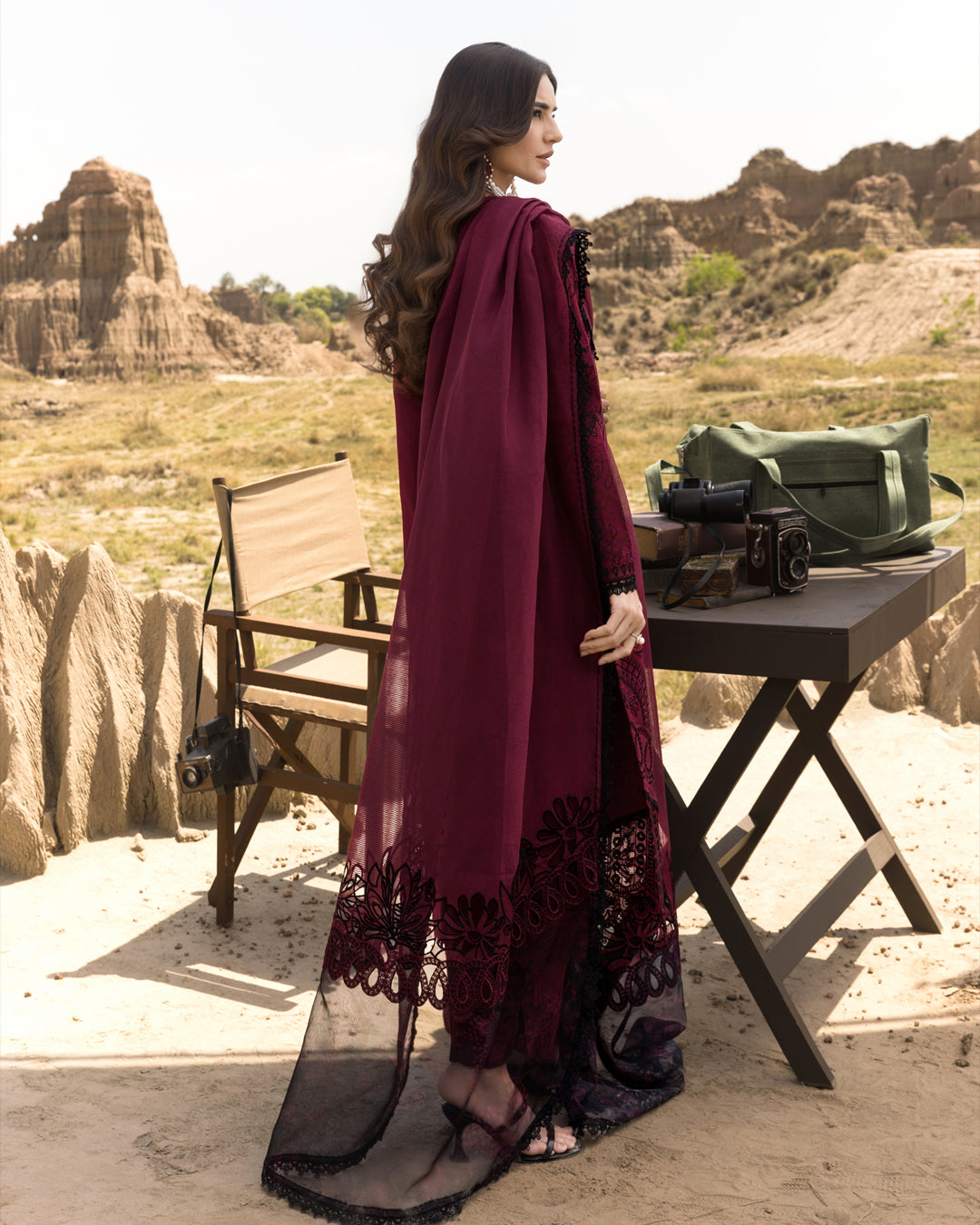 MAYA 07 - Brown ORGANZA | RANG RASIYA 2025 COLLECTION
