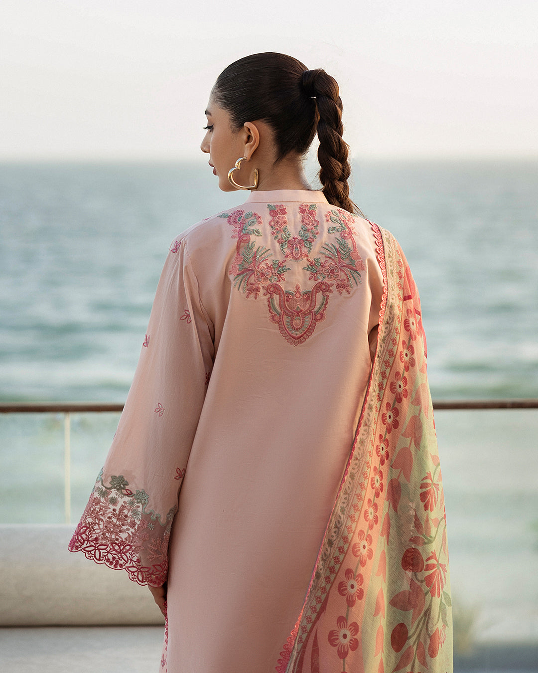 Zainab Chottani - Kaira 13 - Light Pink 3 piece Printed Lawn | Tahara Lawn