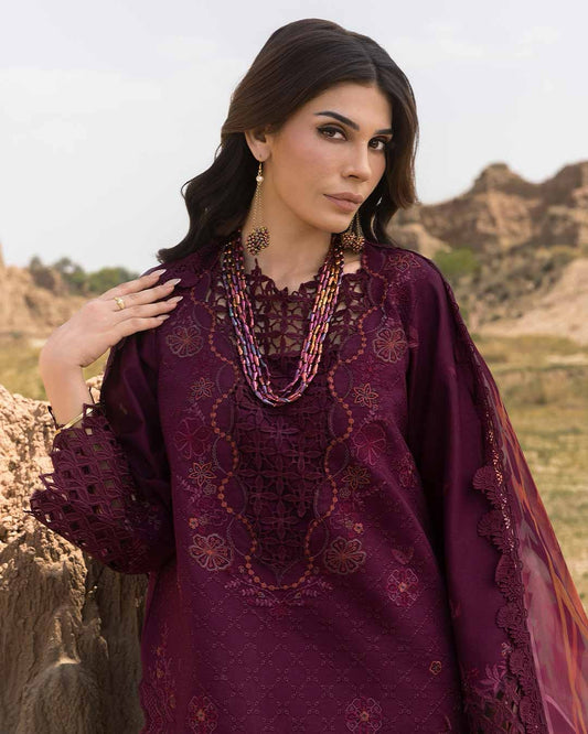 AMYRA 09 - Dark Purple Organza | RANG RASIYA 2025 COLLECTION