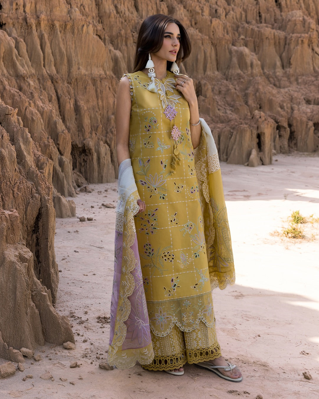 NADIA 11 - Mustard Organza | RANG RASIYA 2025 COLLECTION