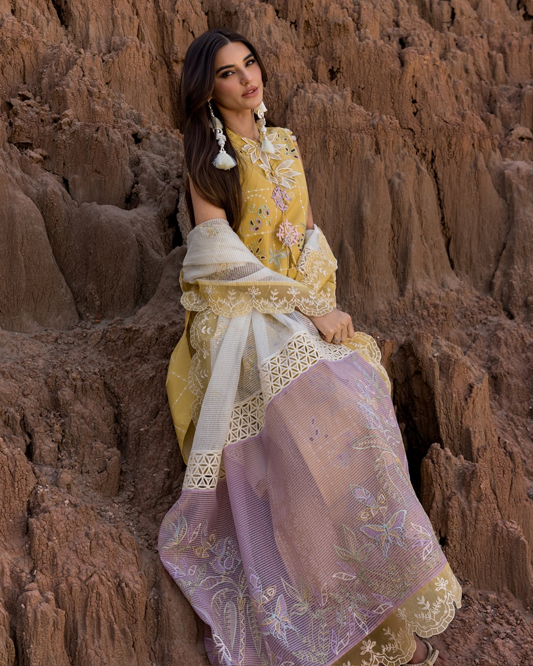 NADIA 11 - Mustard Organza | RANG RASIYA 2025 COLLECTION