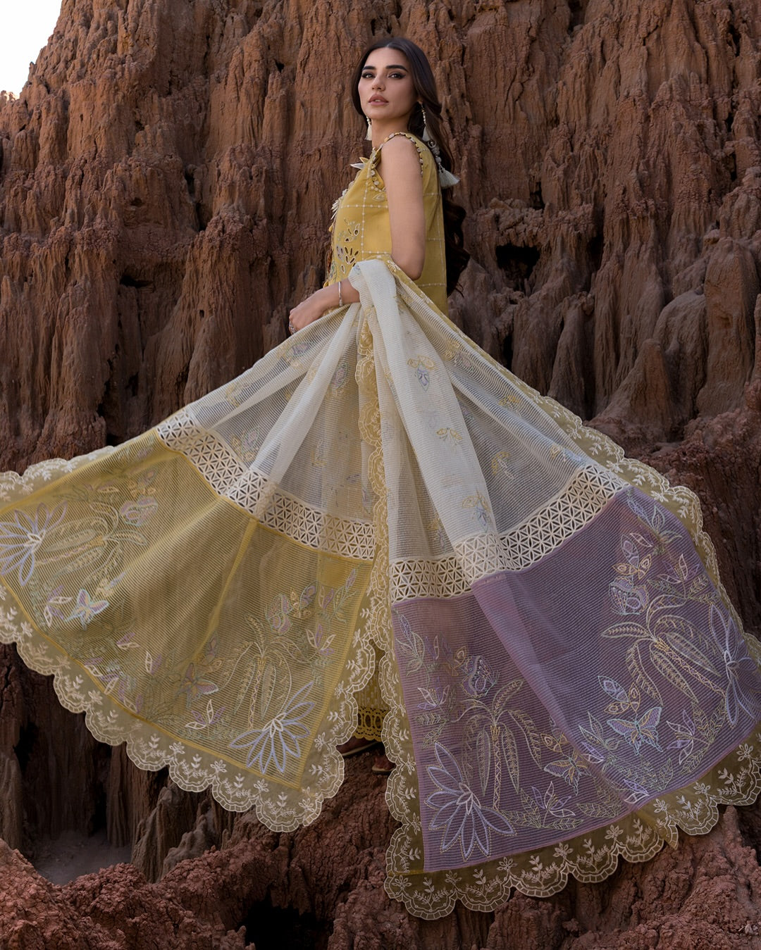 NADIA 11 - Mustard Organza | RANG RASIYA 2025 COLLECTION