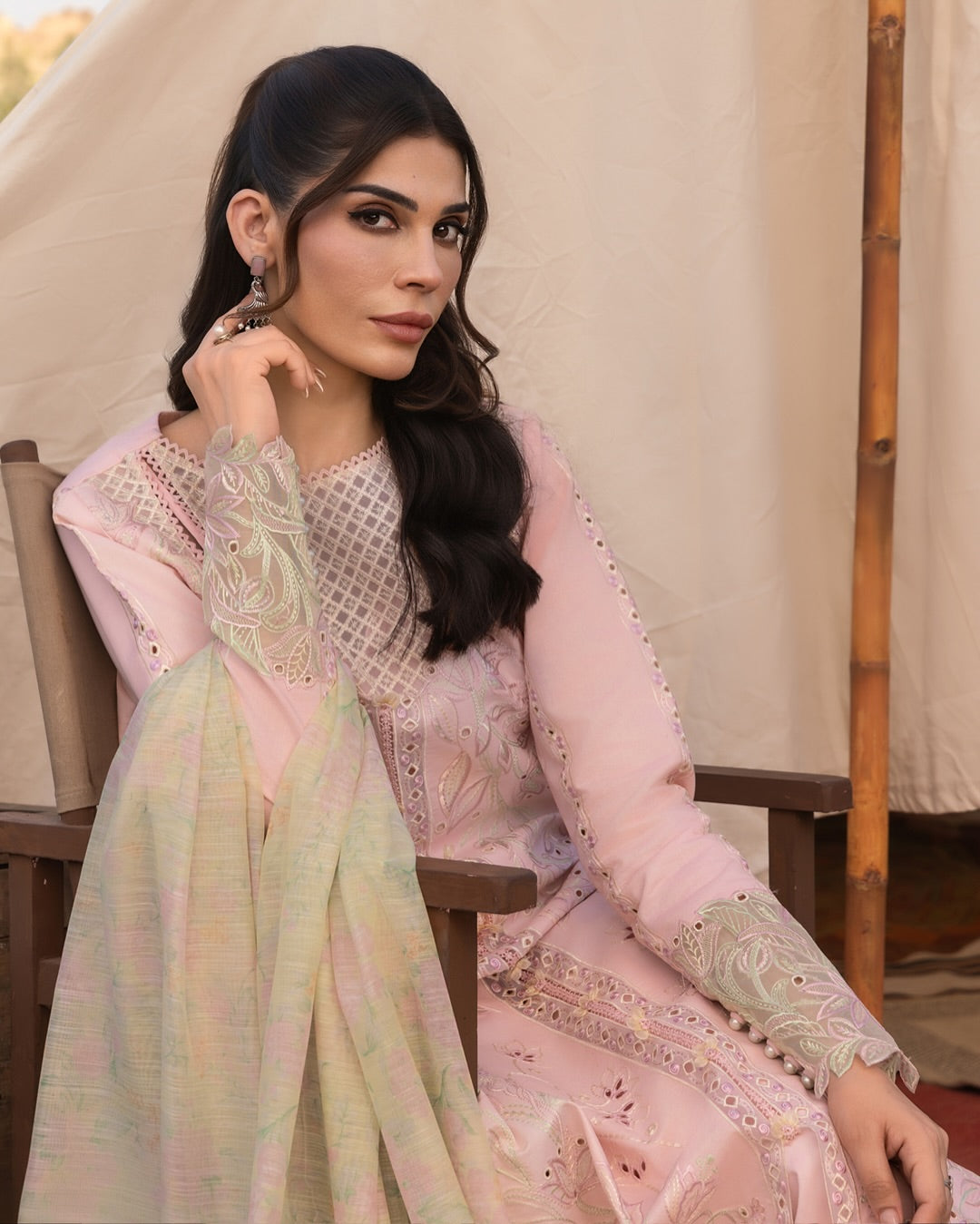 NEHAL 01 - Peach Organza | RANG RASIYA 2025 COLLECTION