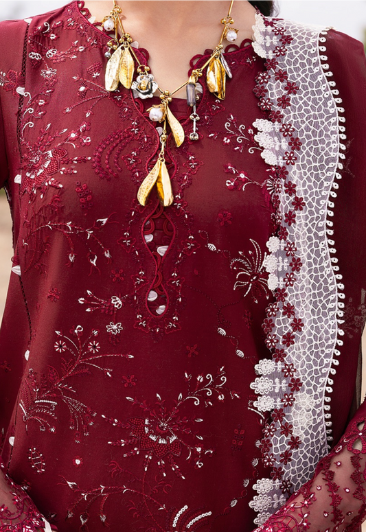 Aila Embroidered Lawn | Qlinekari 2025