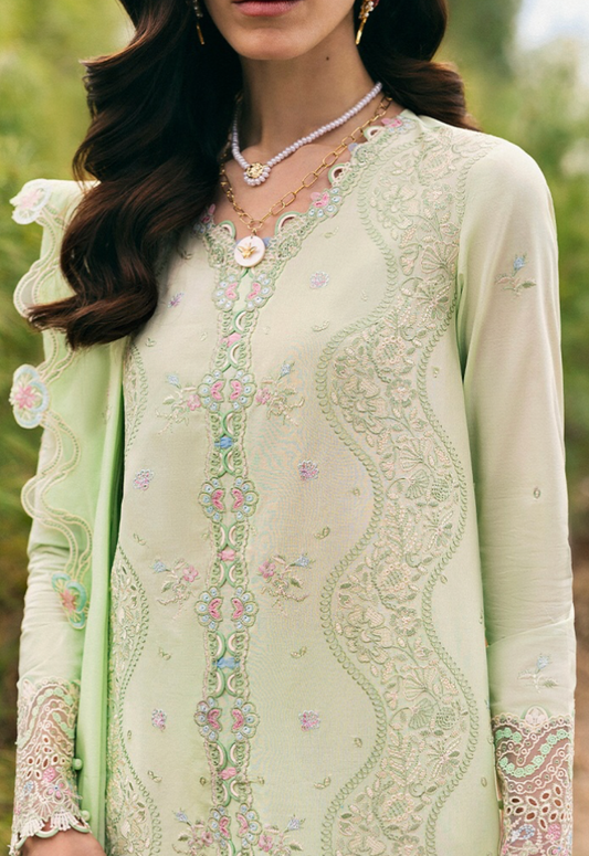 Melin Embroidered Lawn | Qlinekari 2025
