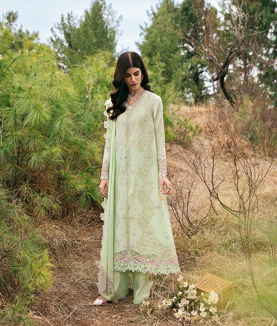 Melin Embroidered Lawn | Qlinekari 2025