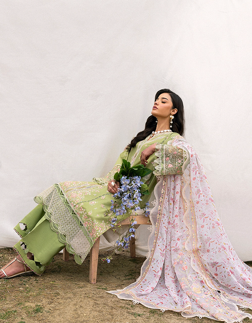 Lovisa Embroidered Lawn | Qlinekari 2025