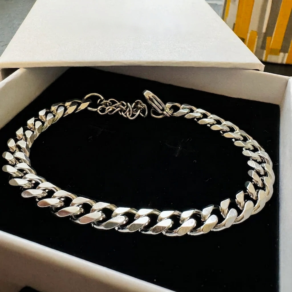 Bold Steel 7mm Heavyweight Bracelet