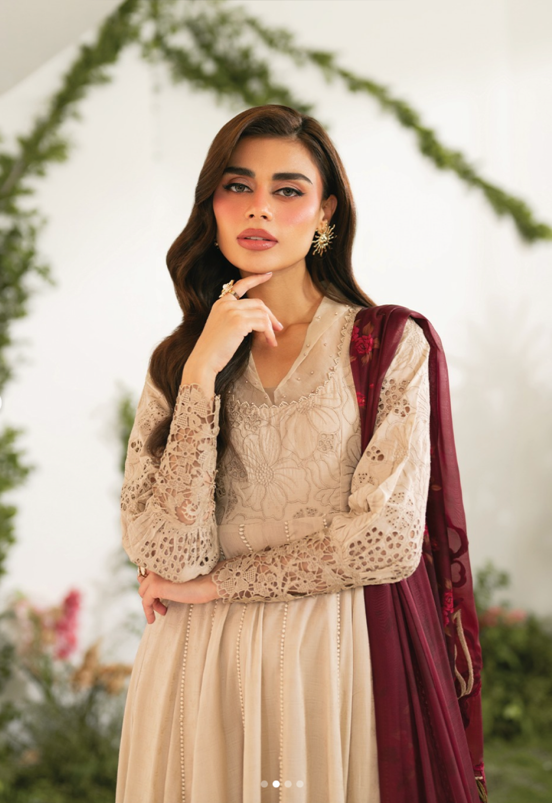 Skin Embroidered Lawn | Iznik IFE-05