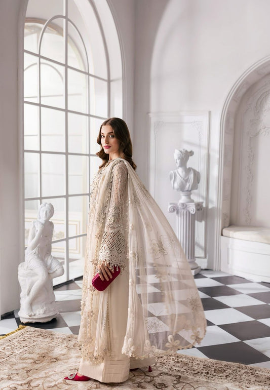 MARIA.B - Skin Embroidered Chiffon Center Panel | BD-3008