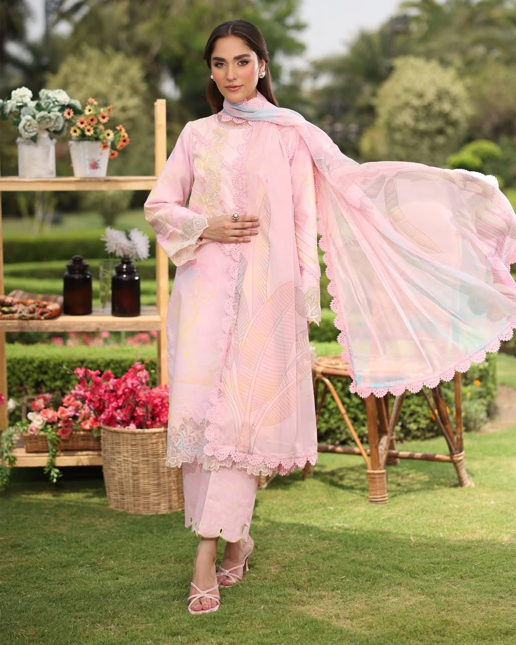 JADE 02 - Pink Organza | RANG RASIYA LIFESTYLE SUMMER EDIT 2025