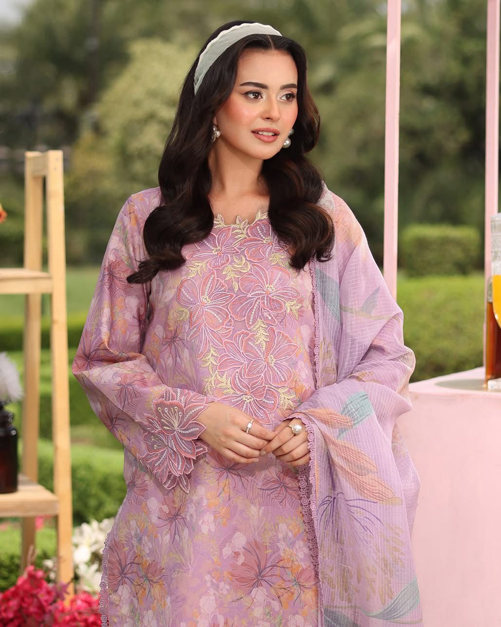 COCO 04 - LIight Purple Organza | RANG RASIYA LIFESTYLE SUMMER EDIT 2025