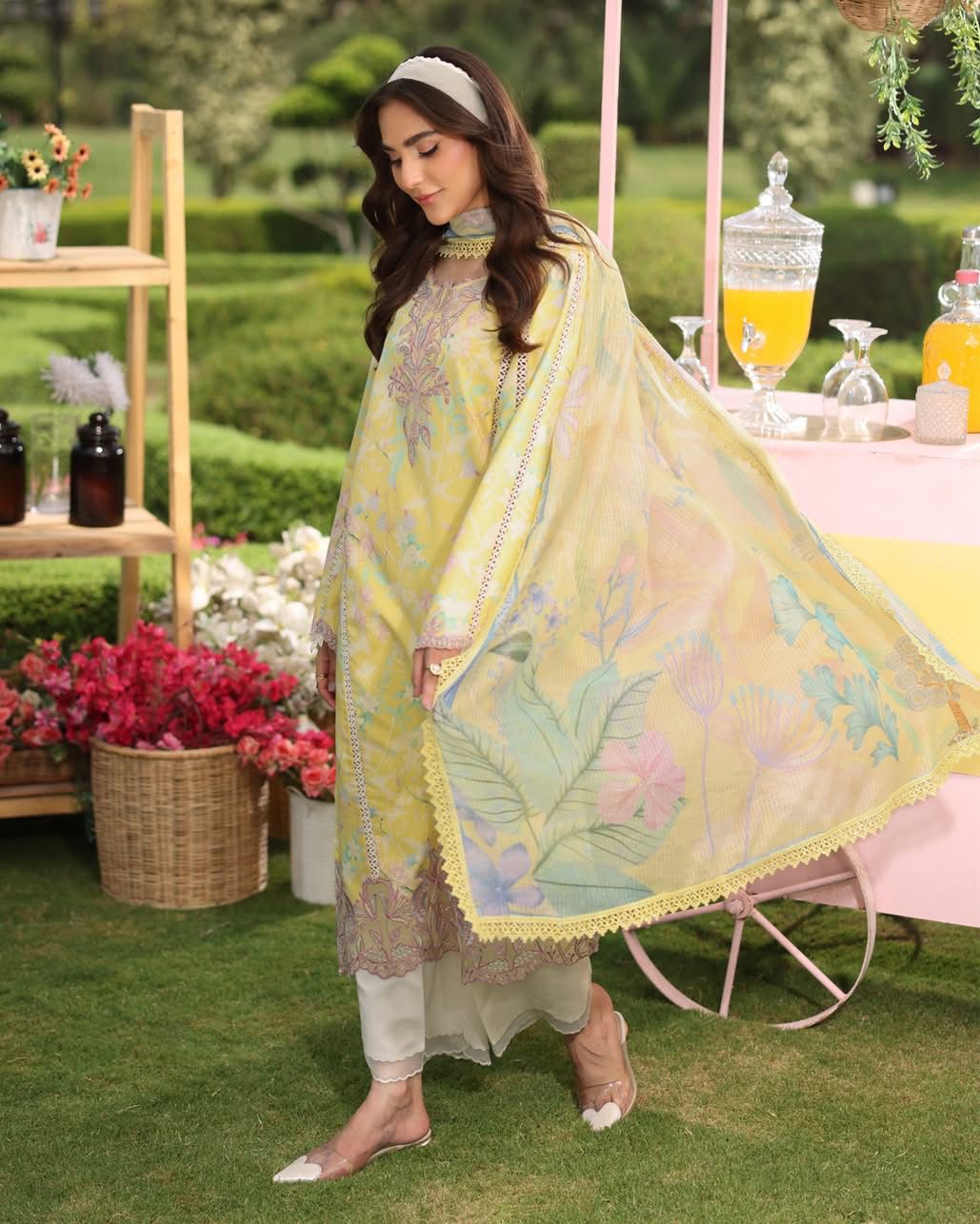 REENA 14 - Yellow Organza | RANG RASIYA LIFESTYLE SUMMER EDIT 2025