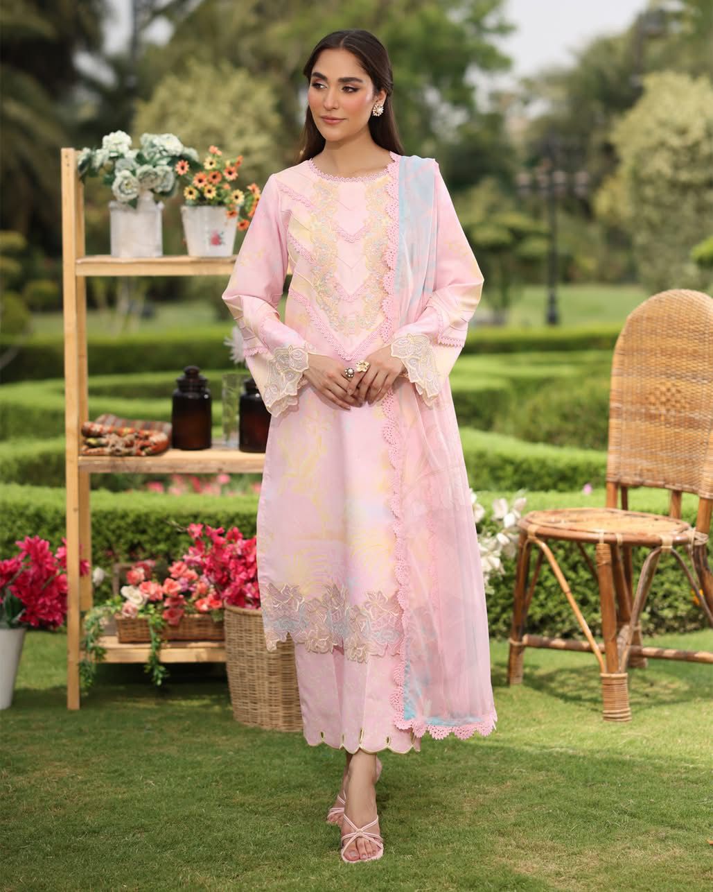 JADE 02 - Pink Organza | RANG RASIYA LIFESTYLE SUMMER EDIT 2025