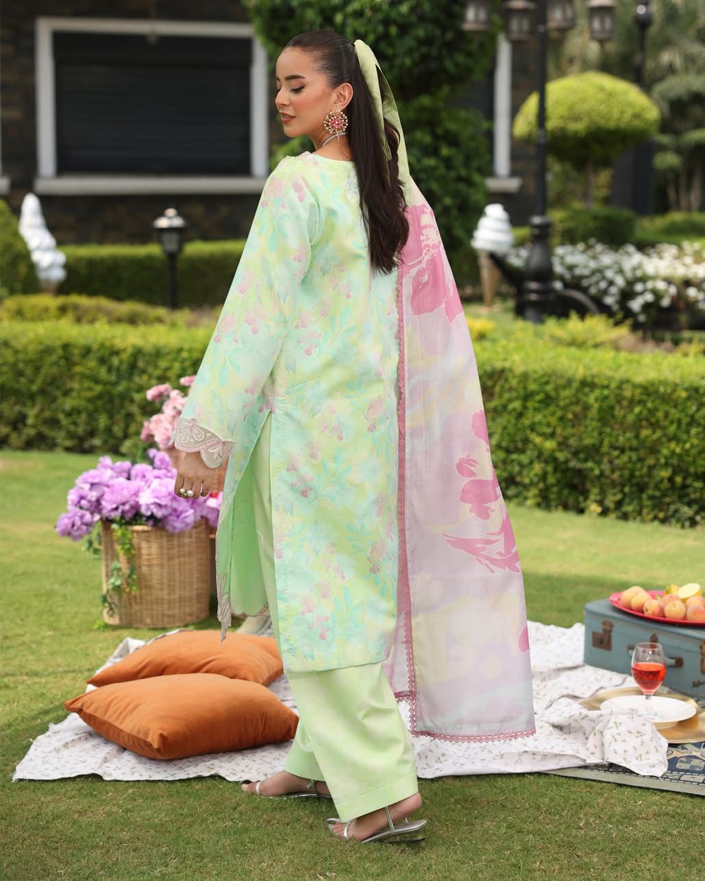 ZUBIYA 13 - Light Green Organza | RANG RASIYA LIFESTYLE SUMMER EDIT 2025