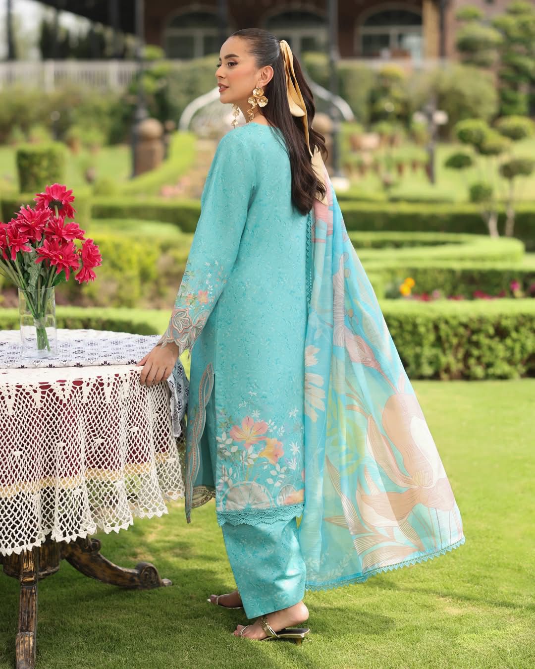 WALIYA 01 - Firozii Organza | RANG RASIYA LIFE STYLE SUMMER EDIT 2025