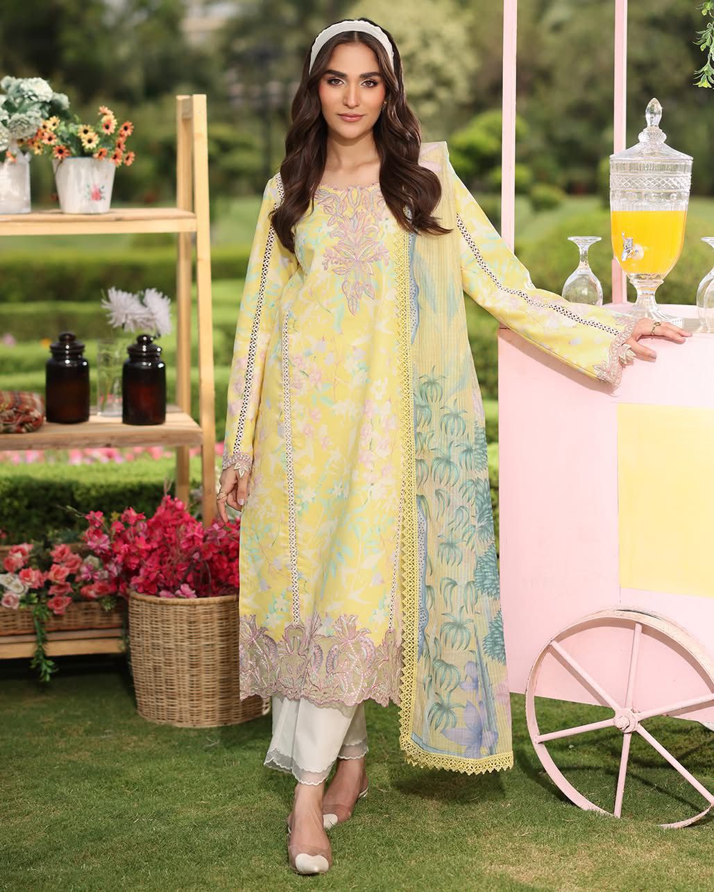 REENA 14 - Yellow Organza | RANG RASIYA LIFESTYLE SUMMER EDIT 2025