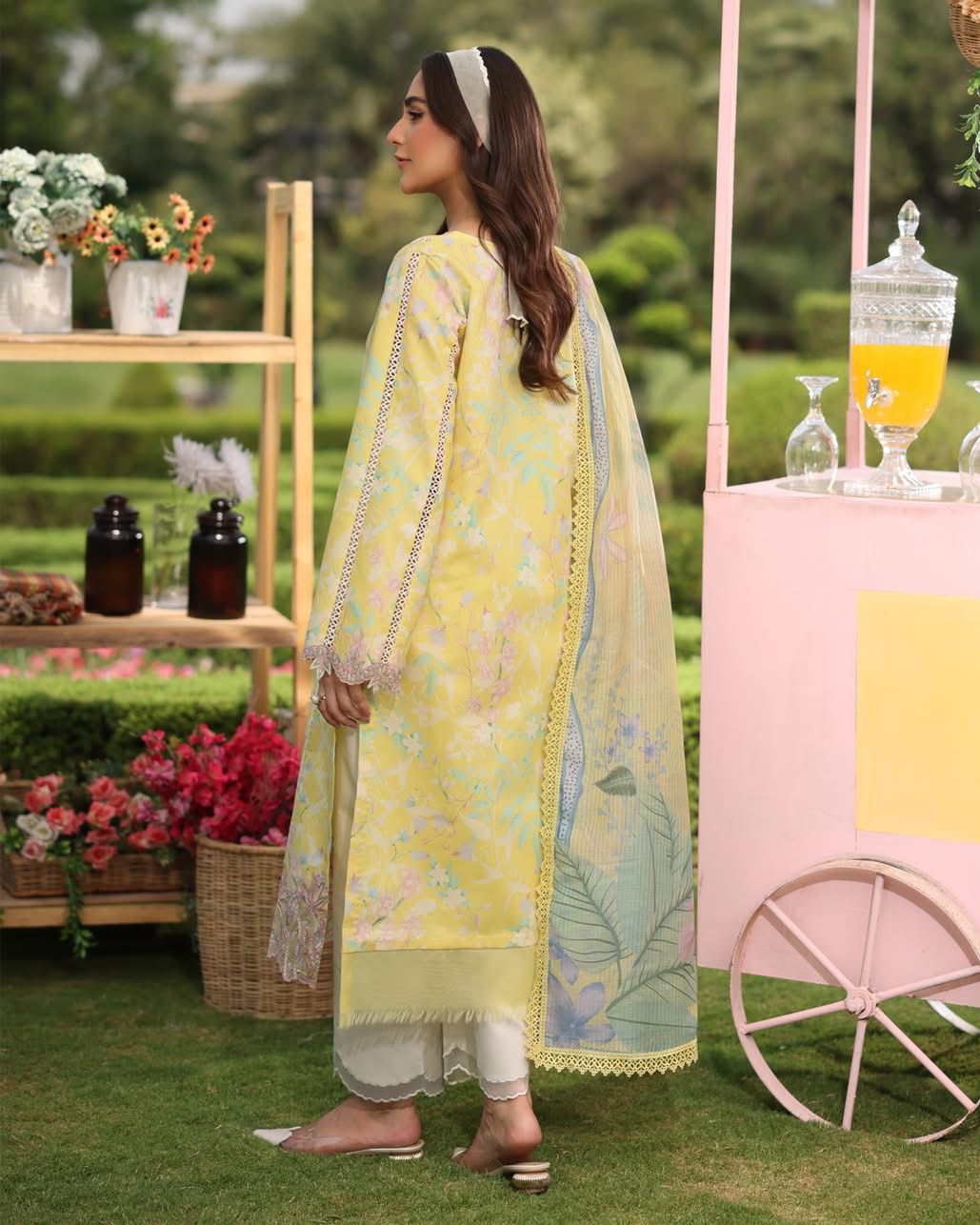 REENA 14 - Yellow Organza | RANG RASIYA LIFESTYLE SUMMER EDIT 2025