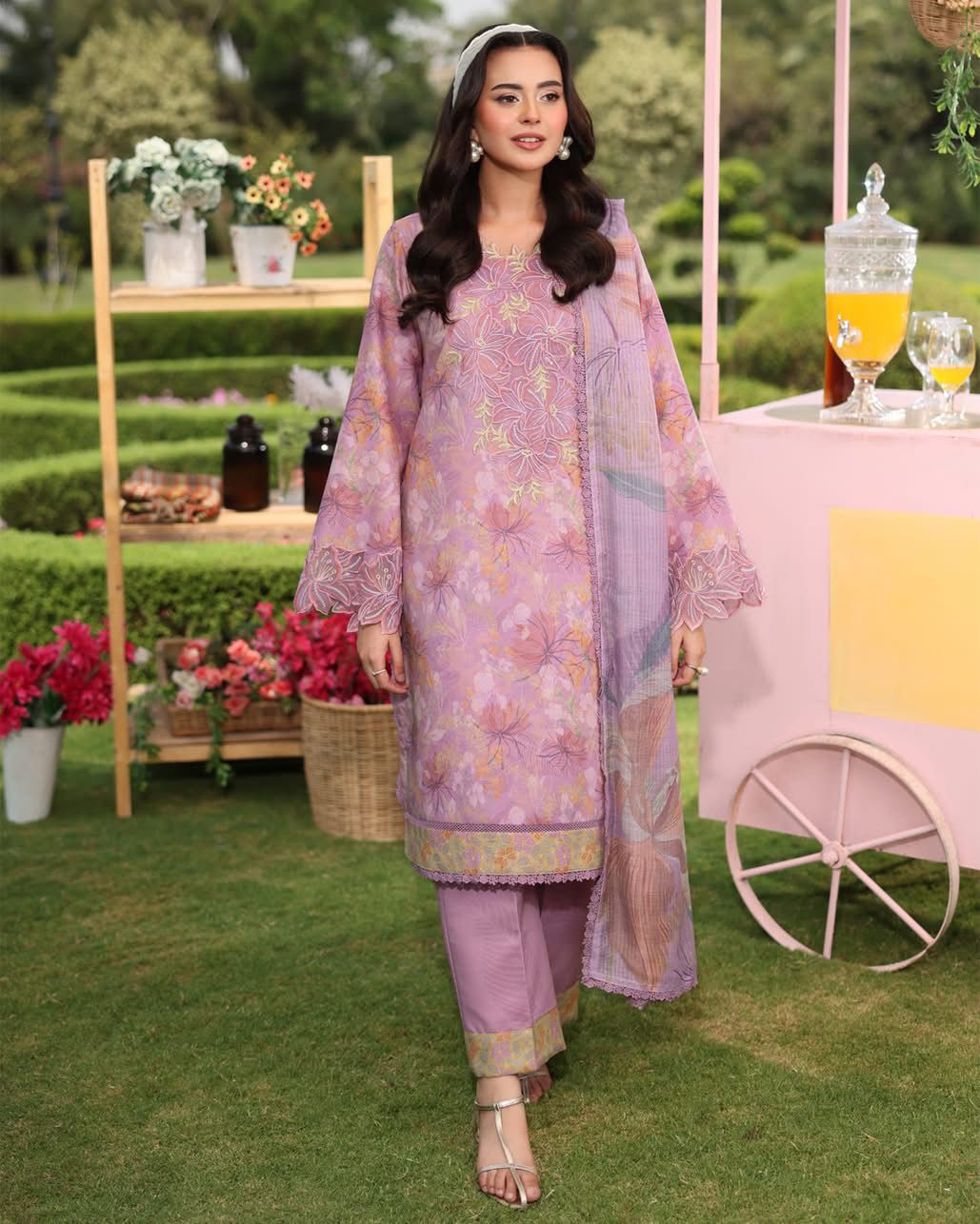 COCO 04 - LIight Purple Organza | RANG RASIYA LIFESTYLE SUMMER EDIT 2025