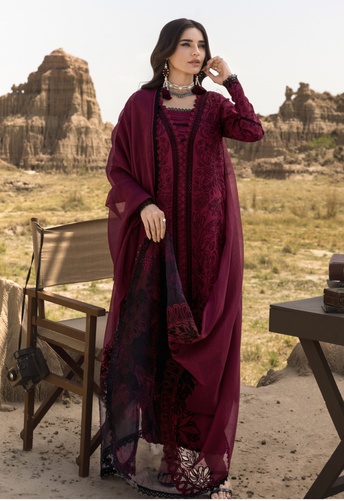 MAYA 07 - Brown ORGANZA | RANG RASIYA 2025 COLLECTION