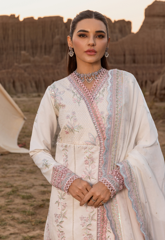 HAYA 04 - White ORGANZA | RANG RASIYA 2025 COLLECTION