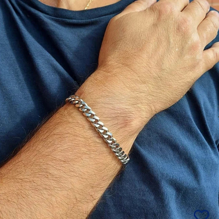 Bold Steel 7mm Heavyweight Bracelet