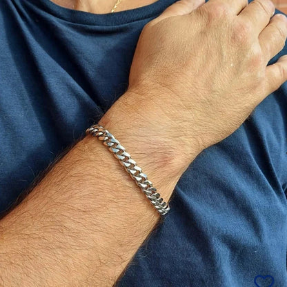 Bold Steel 7mm Heavyweight Bracelet