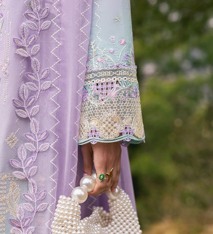 Clio Embroidered Lawn | Qlinekari 2025