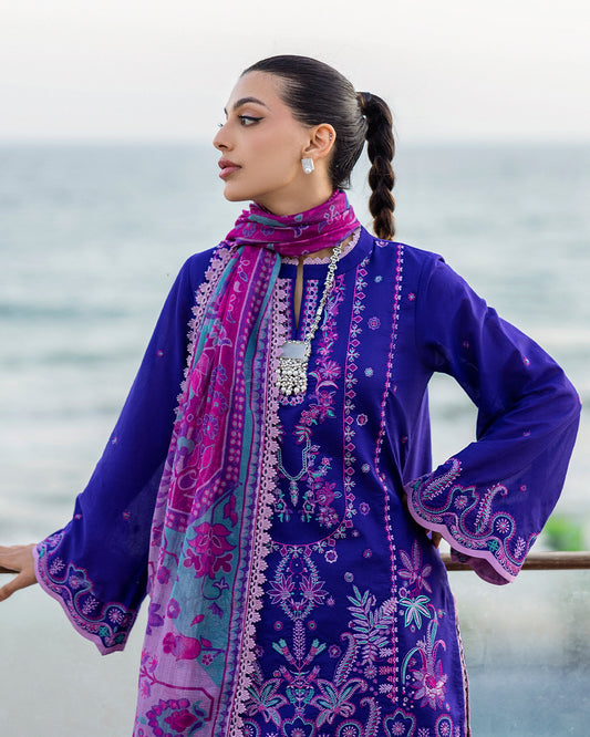 Zainab Chottani - Alayah 11 - Violet 3 piece Lawn | Tahra Lawn