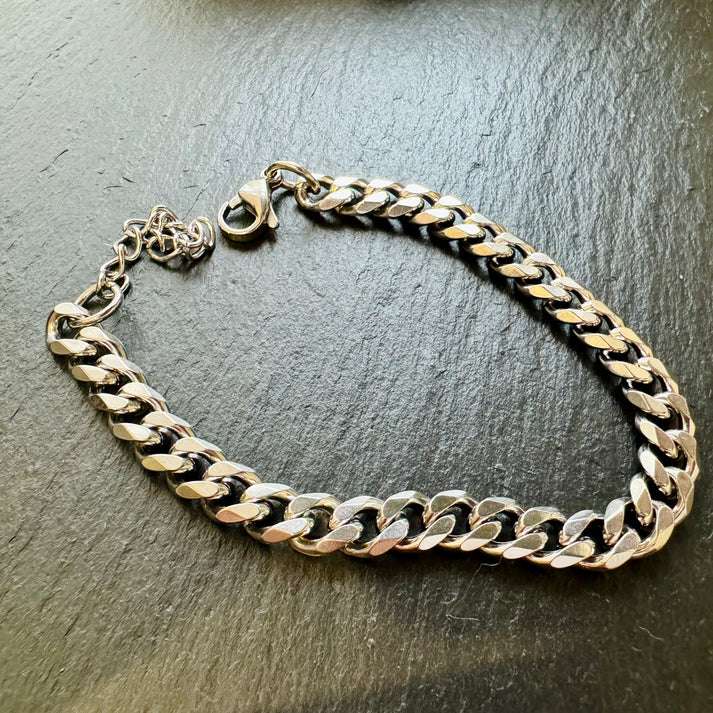 Bold Steel 7mm Heavyweight Bracelet